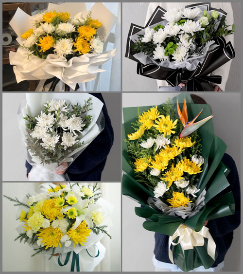 贵州铜仁市松桃县蓼皋镇活宝村白事花束代送